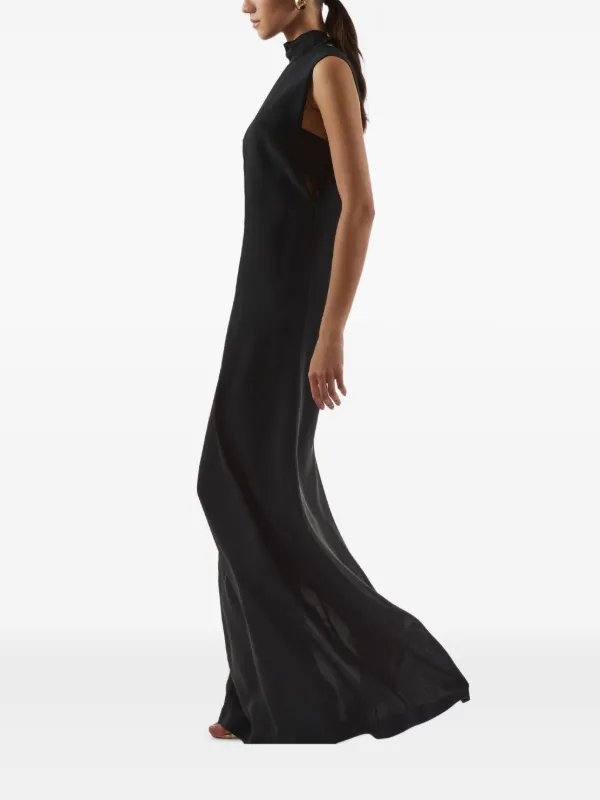 Taller Marmo Miami Sleeveless Maxi Dress | Black | FARFETCH Taller Marmo Miami Sleeveless Maxi Dress | Black | FARFETCH