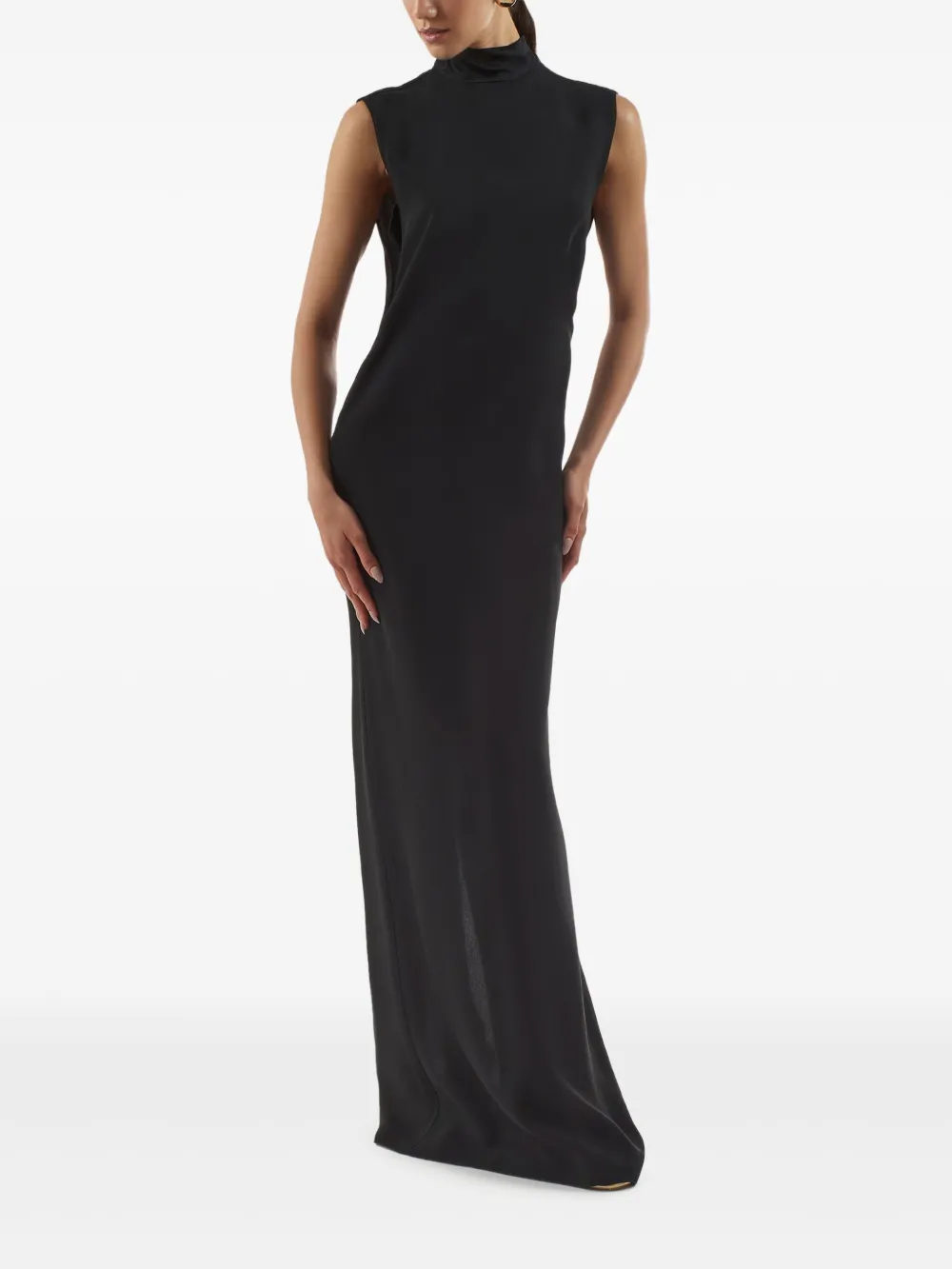 Taller Marmo Miami mouwloze maxi-jurk - Zwart