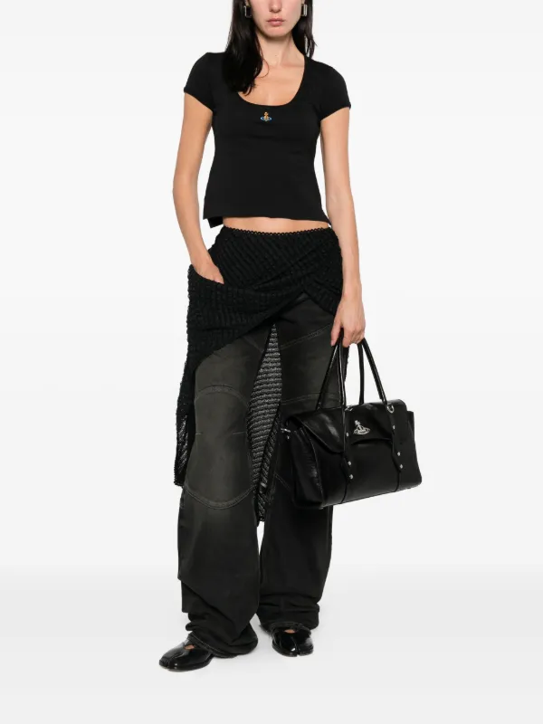 Tシャツ・カットソー Vivienne Westwood Micro Lollo T-Shirt Micro Lollo T-shirt in BLACK | Vivienne Westwood®