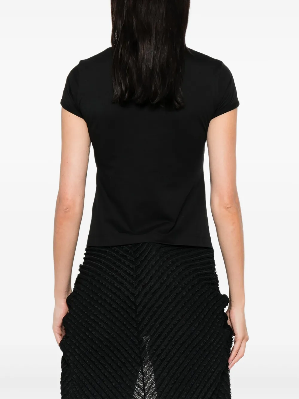 Vivienne Westwood Micro Lollo Scoop-neck T-shirt In Black
