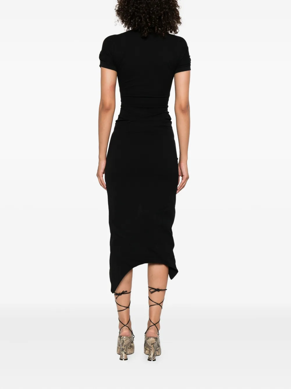 Vivienne Westwood cotton polo dress Zwart