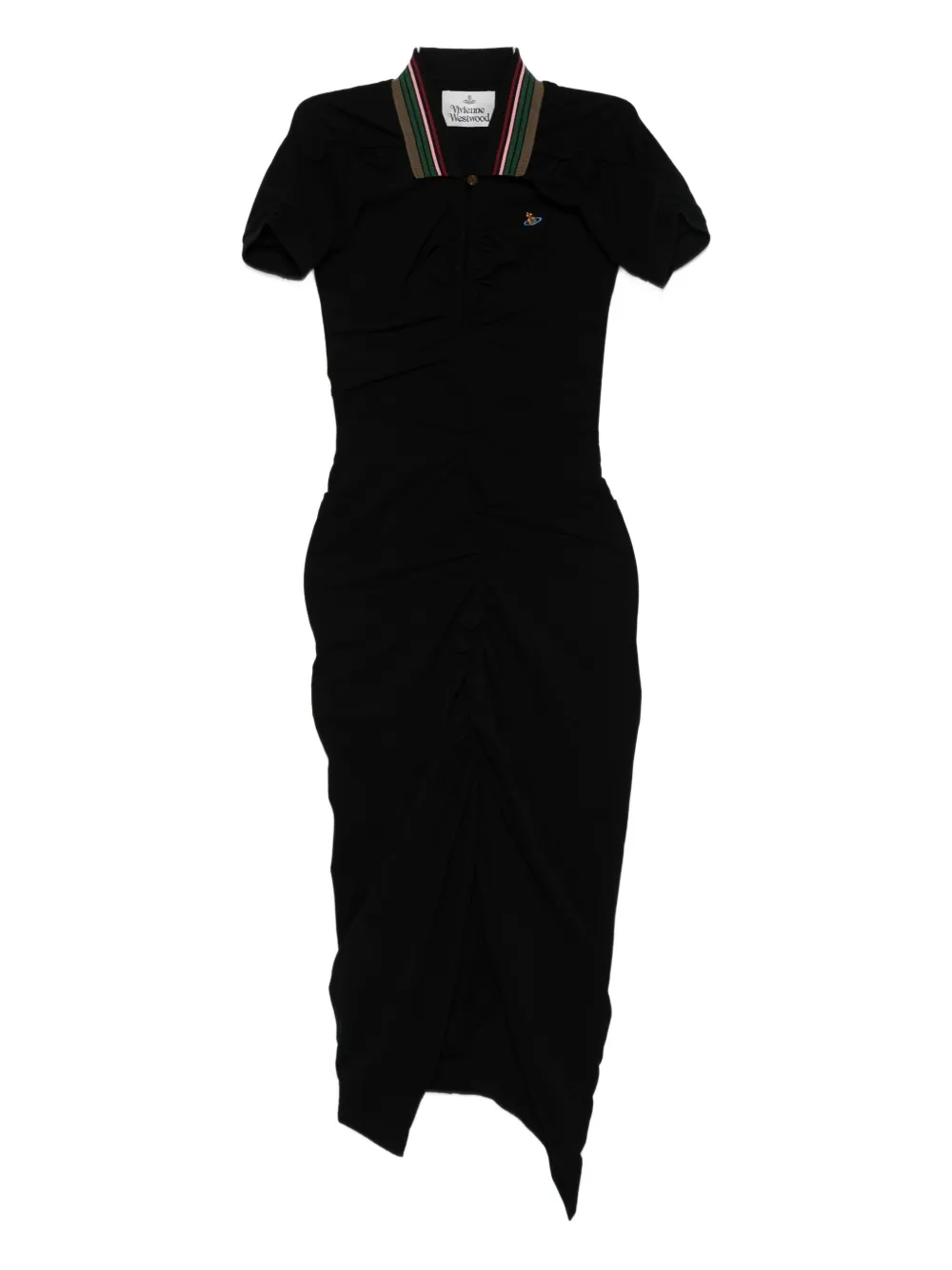 Vivienne Westwood cotton polo dress - Nero
