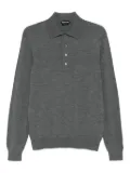TOM FORD long-sleeve button polo shirt - Grey