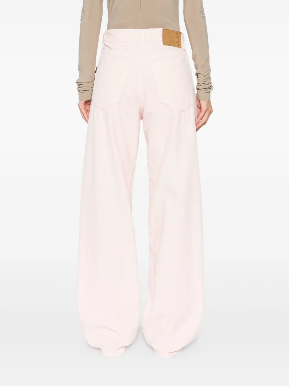 Haikure Bonnie ribfluwelen broek Roze