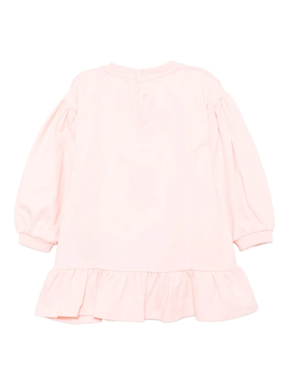 Moschino Kids Jurk met grafische print Roze