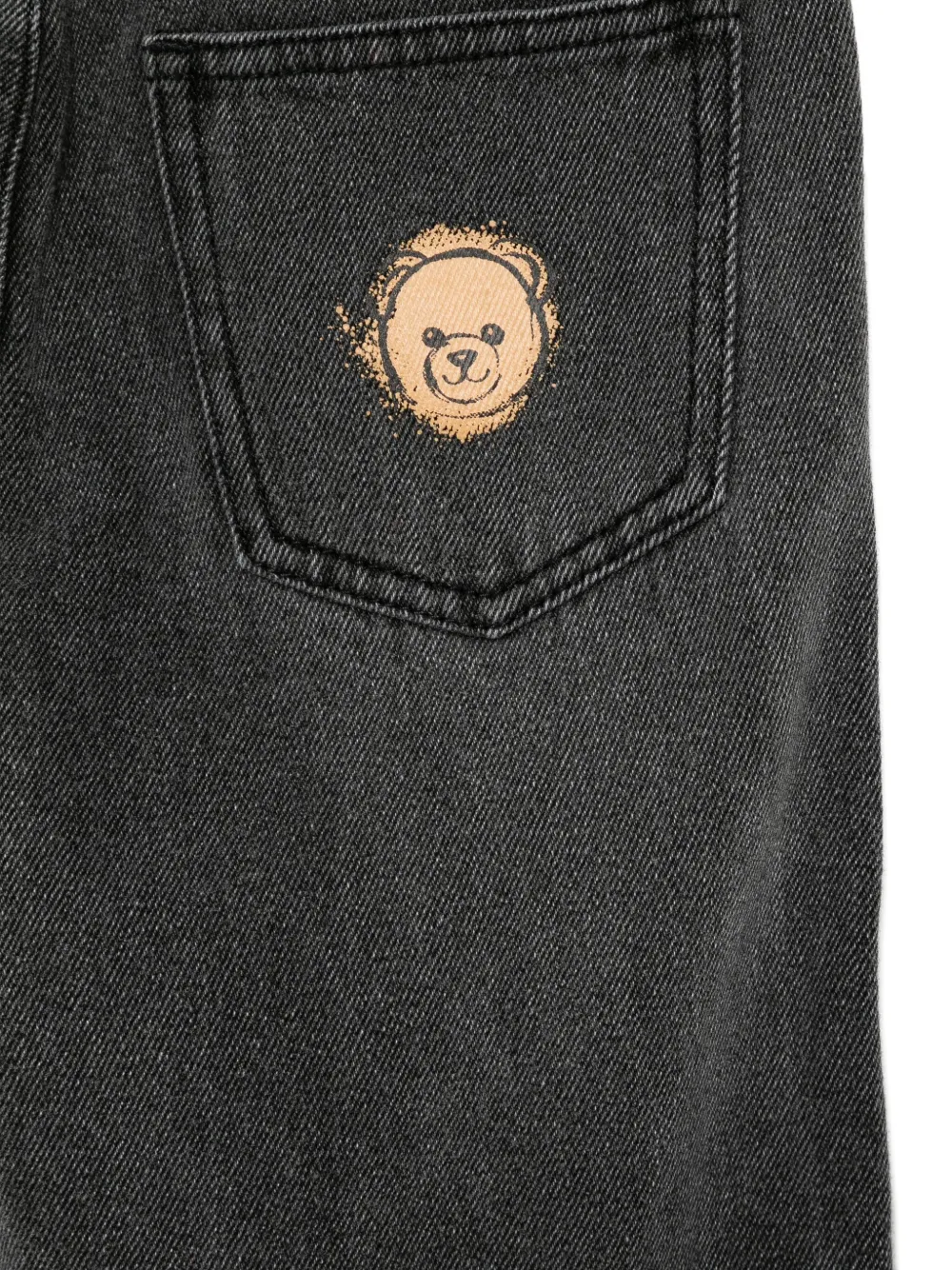 Moschino Kids Katoenen jeans Grijs