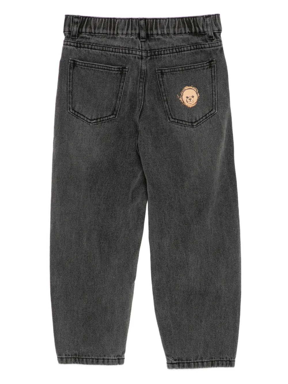 Moschino Kids Katoenen jeans Grijs