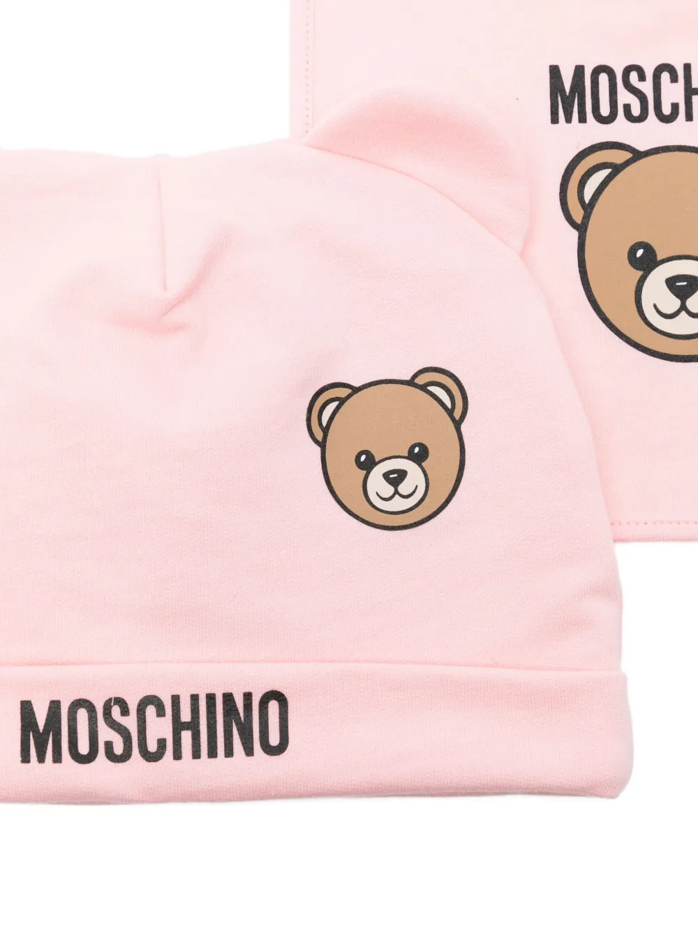 Moschino Kids Muts met Teddy Bear-print Roze