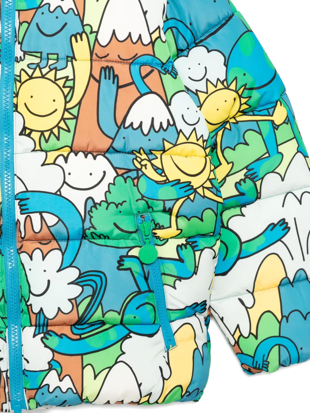 Stella McCartney Kids Jack met grafische print Groen