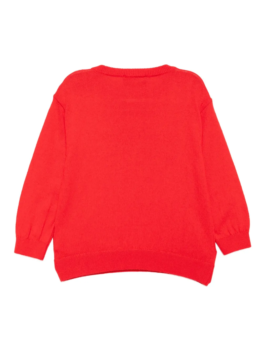 Moschino Kids Sweater met grafische print Rood