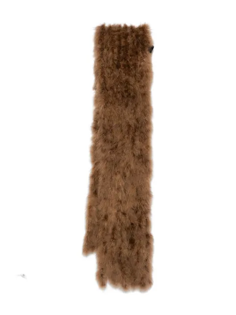 Yves Salomon turkey-feather scarf