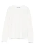 Balmain Kids textured cotton sweater - White