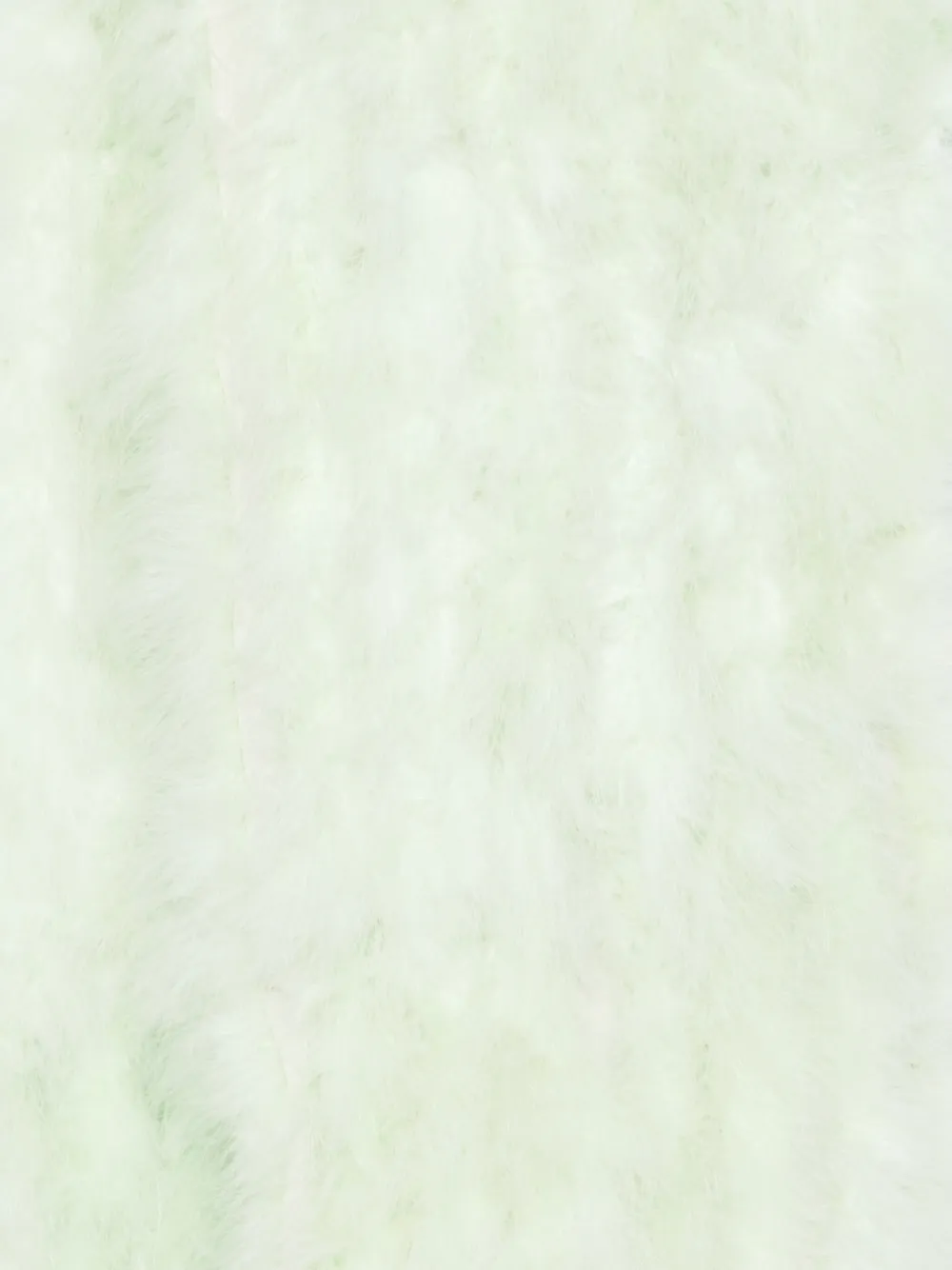 Yves Salomon Feather Scarf In Green