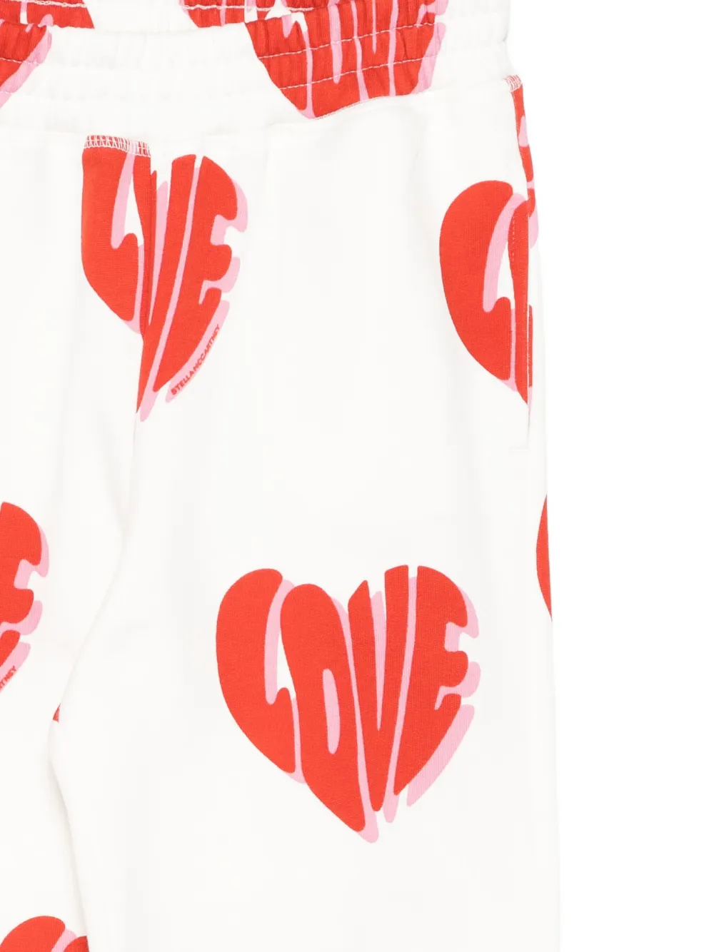 Stella McCartney Kids heart-print track pants Wit