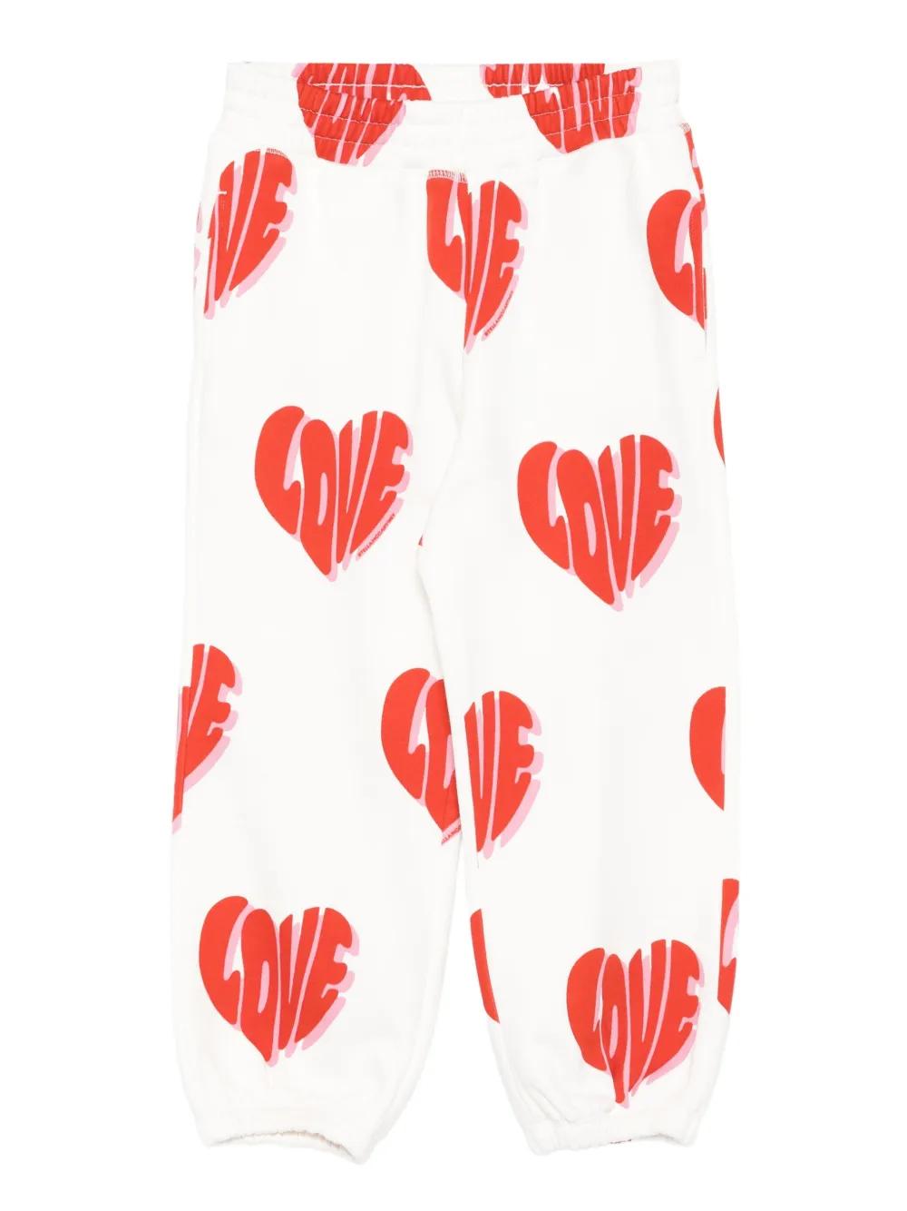 Stella McCartney Kids heart-print track pants Wit