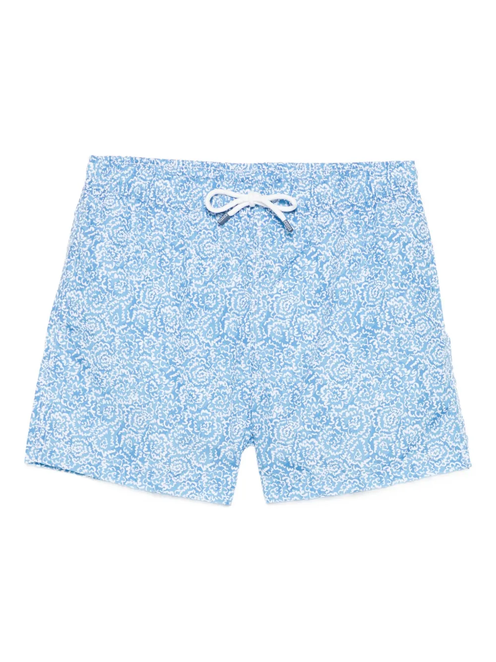 Fedeli Zwembroek met bloemenprint Blauw