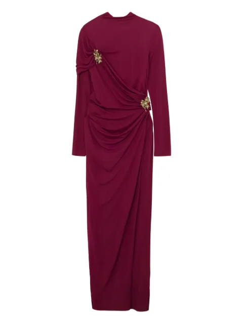Simkhai Izadora draped jewel-embellished dress