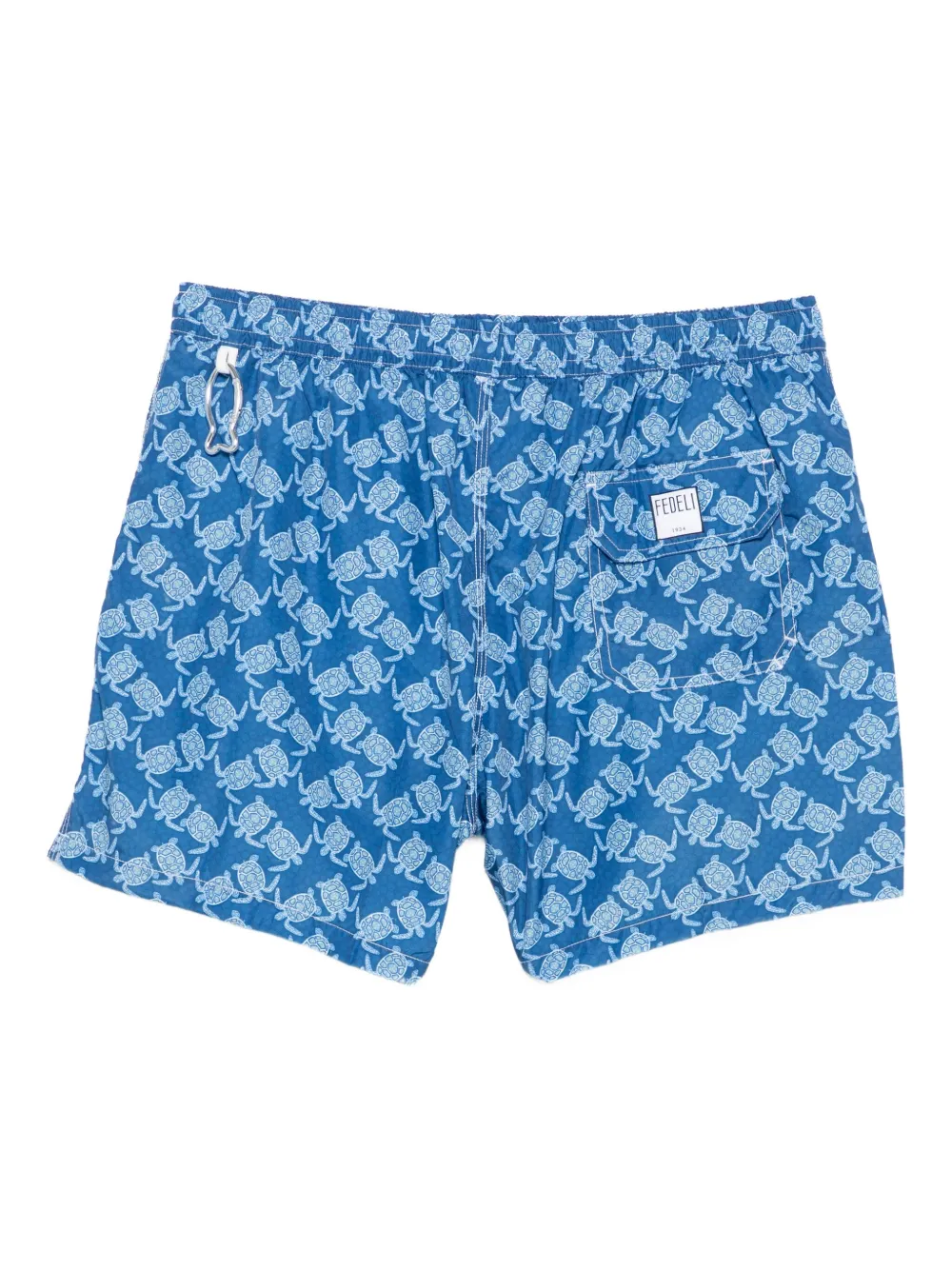 Fedeli Zwembroek met schildpadprint Blauw