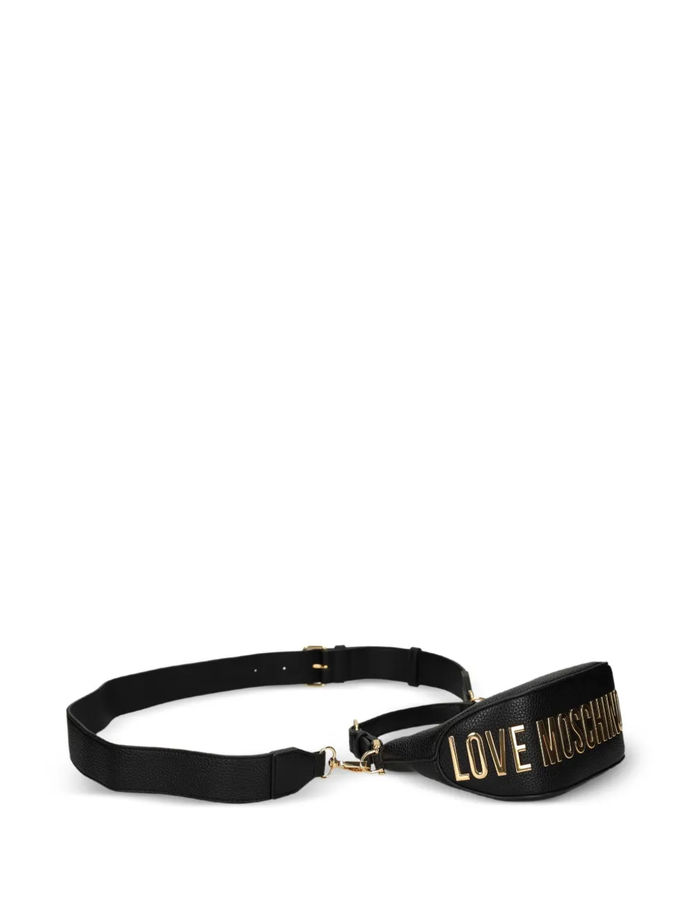 Love Moschino Schoudertas met logo Zwart