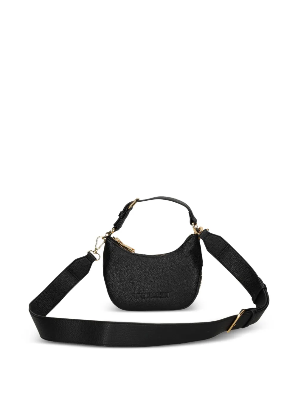 Love Moschino Schoudertas met logo - Zwart