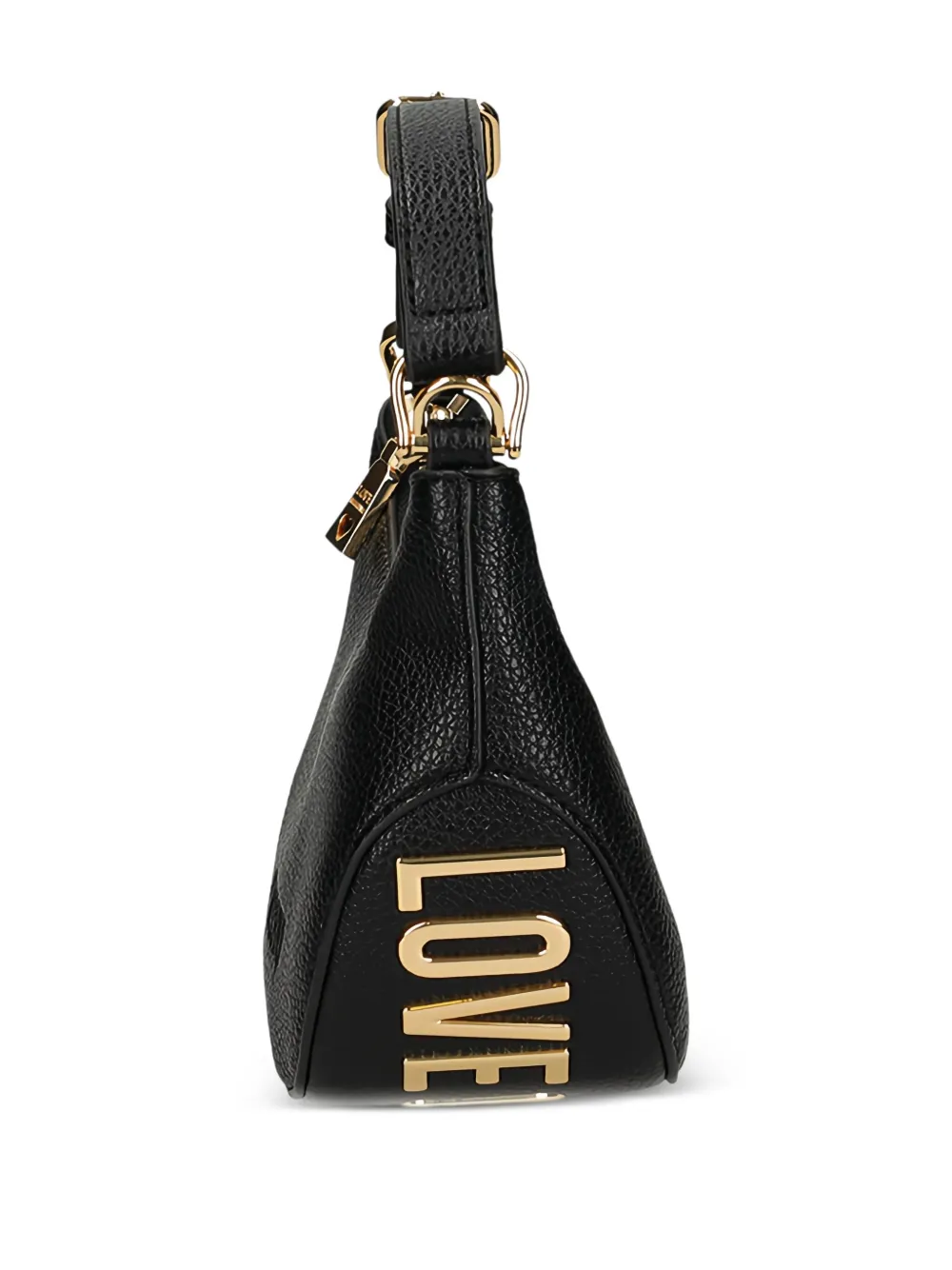 Love Moschino Schoudertas met logo Zwart