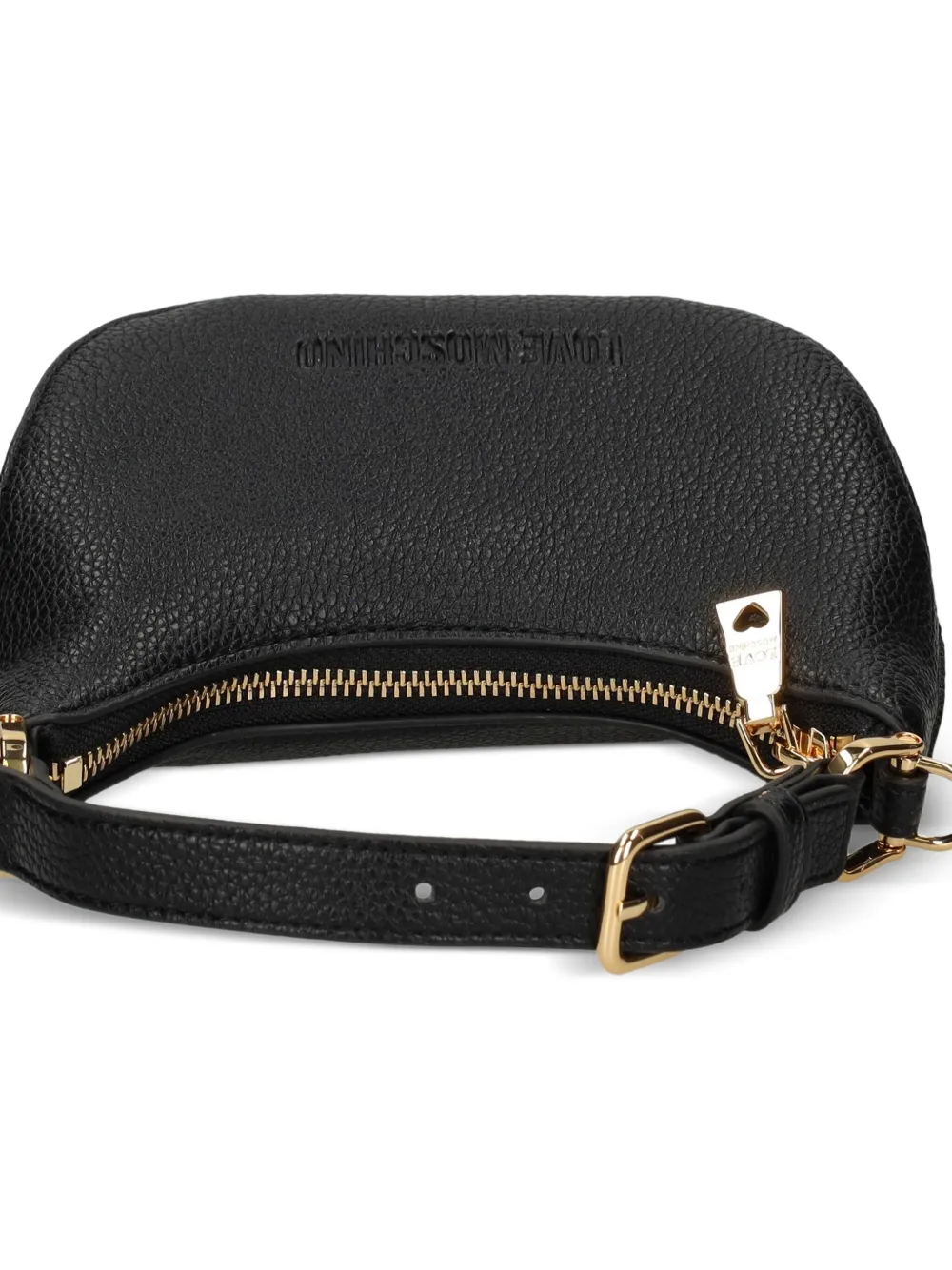 Love Moschino Schoudertas met logo Zwart