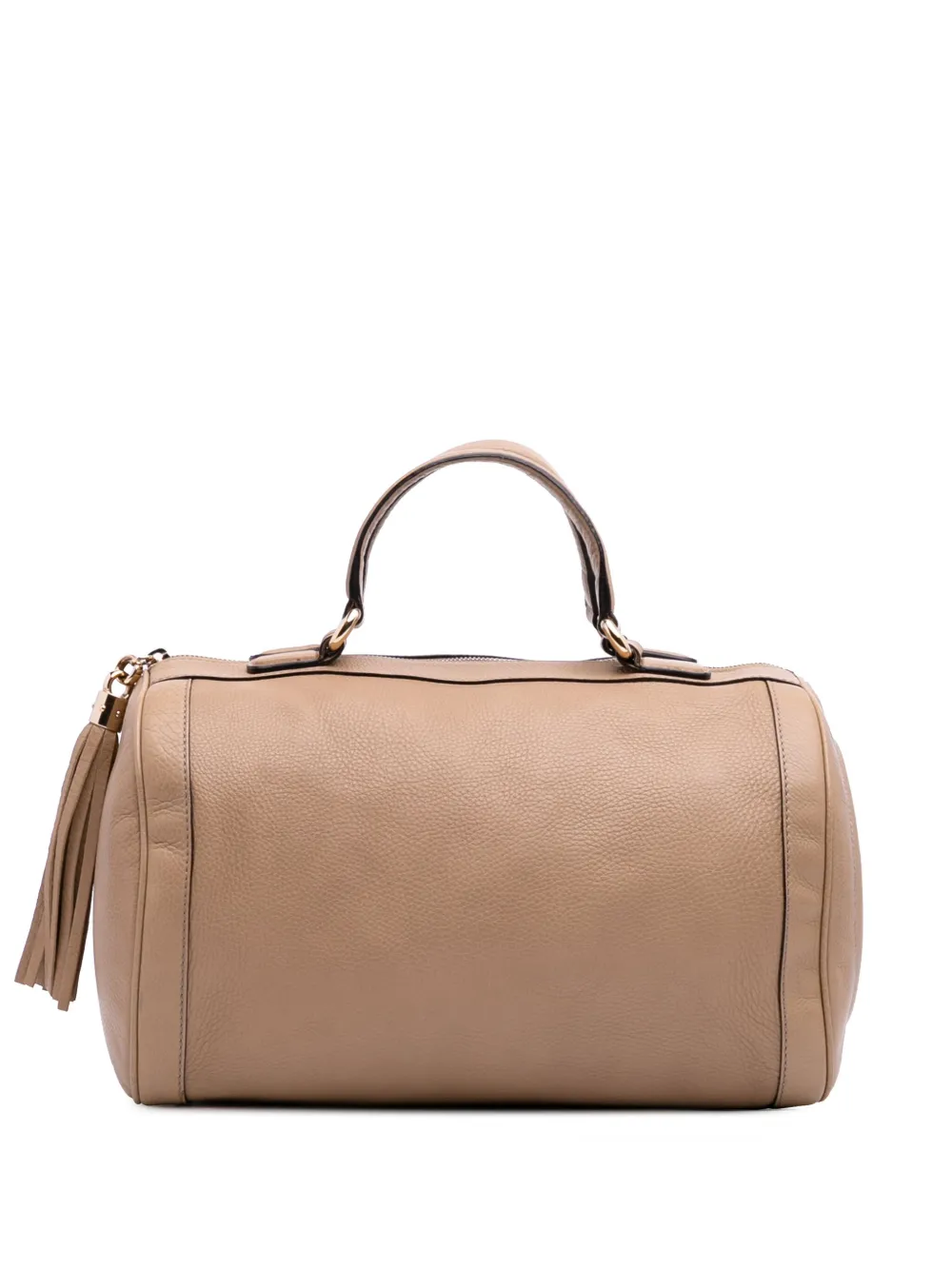 Gucci Pre-Owned 2016-2025 ペブルカーフ ソーホーセラリウス ボストンバッグ - ブラウン Gucci Pre-Owned 2016-2025 ペブルカーフ ソーホーセラリウス ボストンバッグ - ブラウン