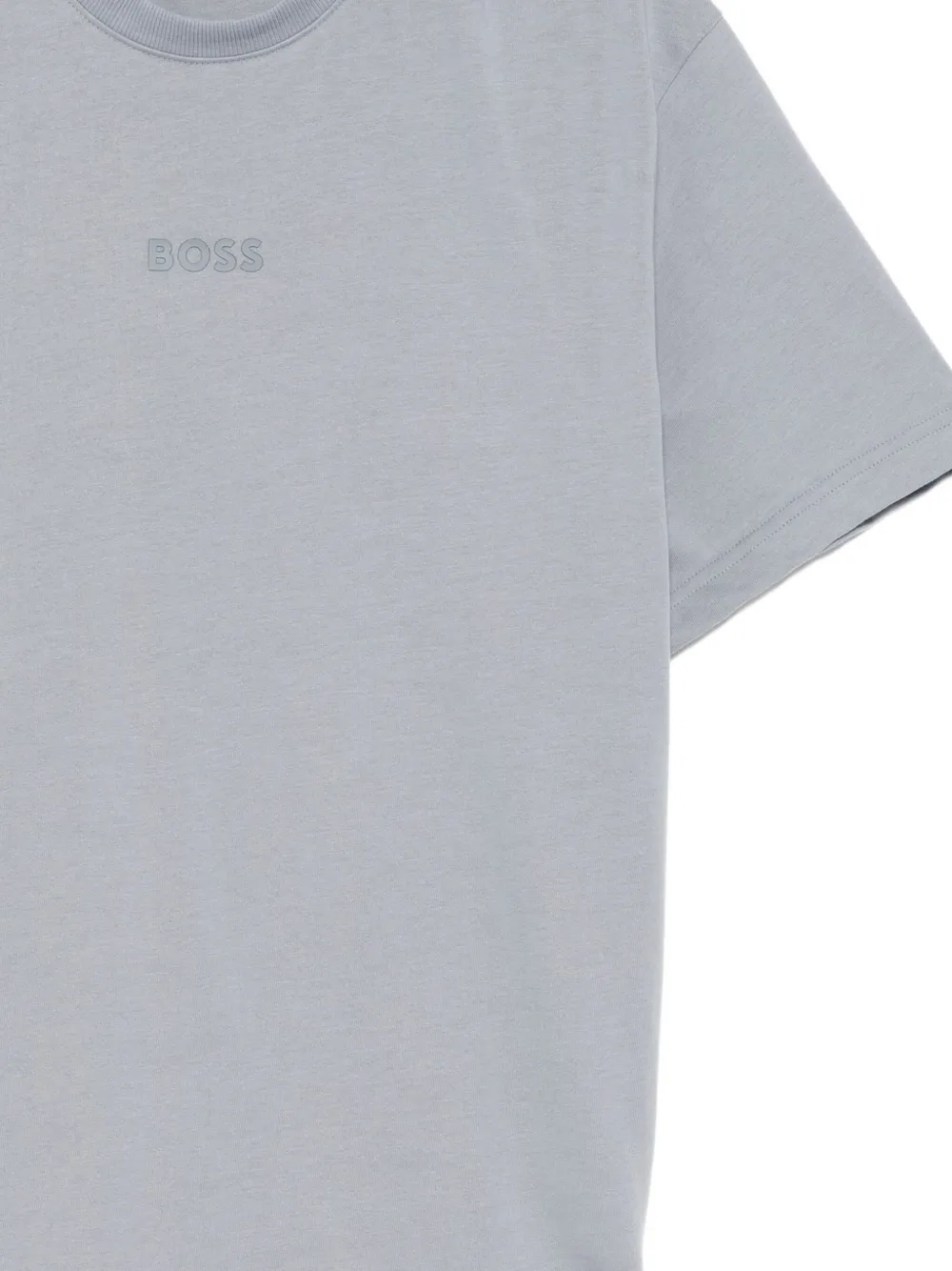 BOSS T-shirt met ronde hals Grijs