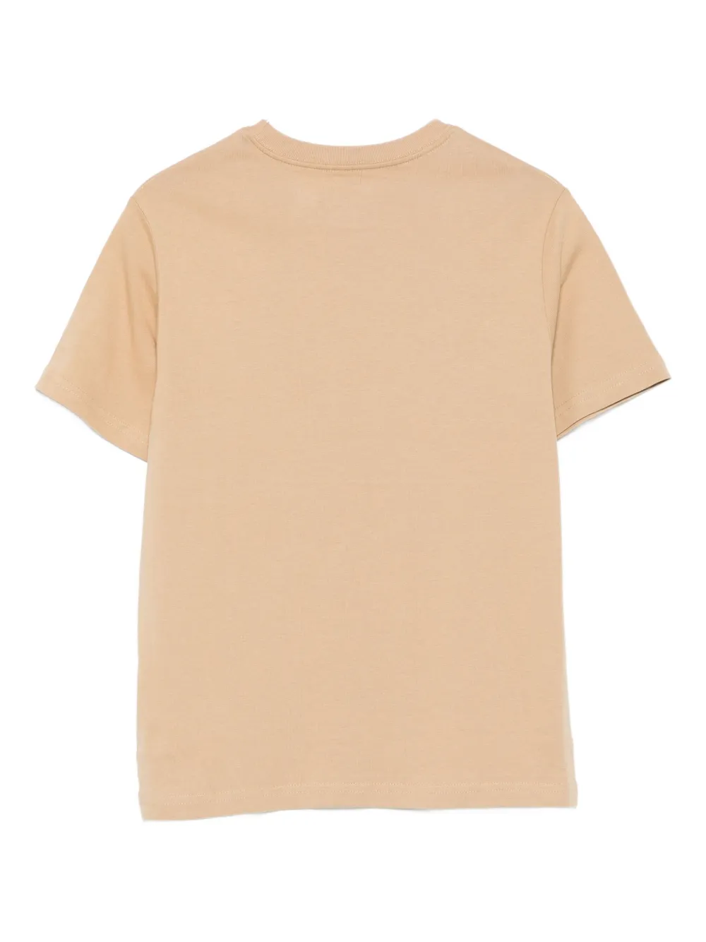 POLO RALPH LAUREN KIDS embroidered-logo cotton t-shirt Beige
