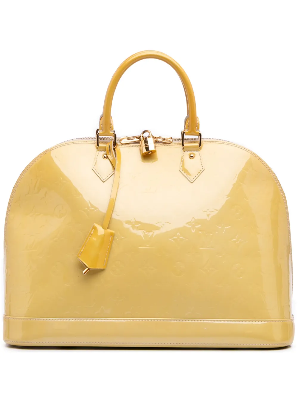 Louis Vuitton Pre-Owned 2013 モノグラム ヴェルニ アルマ GM ハンドバッグ - ブラウン Louis Vuitton Pre-Owned 2013 モノグラム ヴェルニ アルマ GM ハンドバッグ - ブラウン