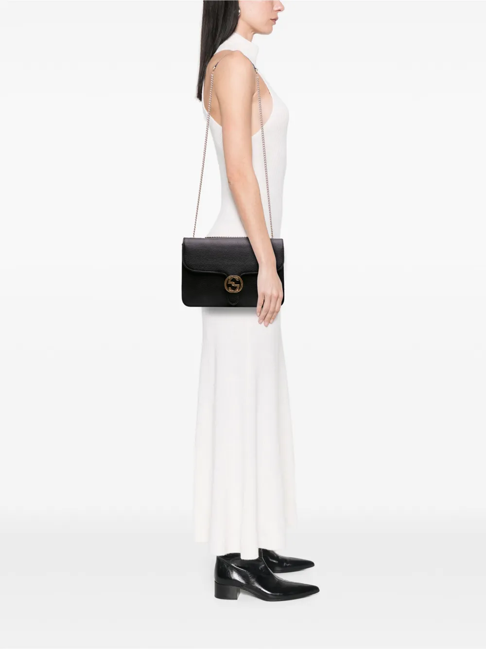 Gucci Pre-Owned 2016-2025 Medium Dollar Calfskin Interlocking G crossbody bag | Pre-Owned | Image 2