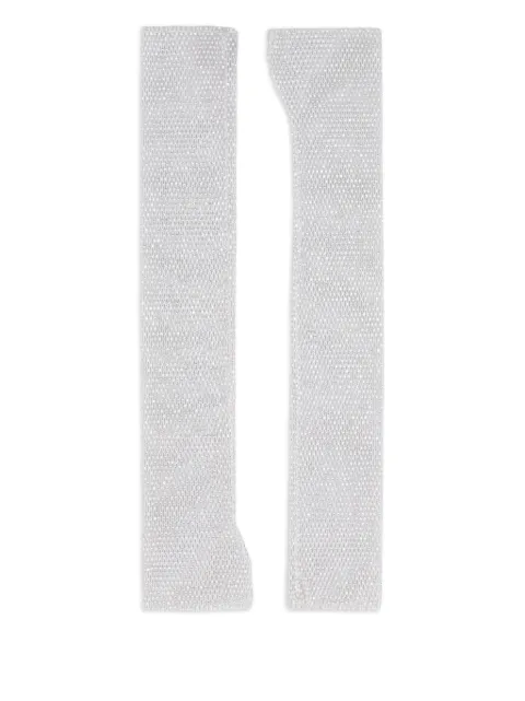 Santa Brands netted knit arm warmers