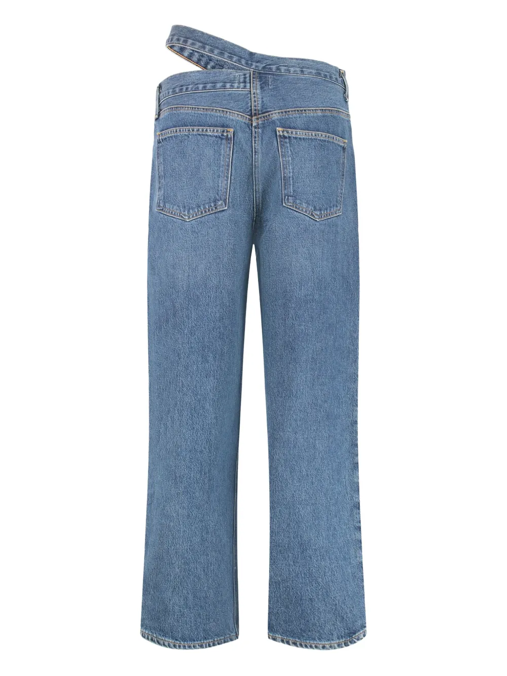 AGOLDE cut-out jeans Blauw