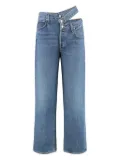 AGOLDE cut-out jeans - Blue