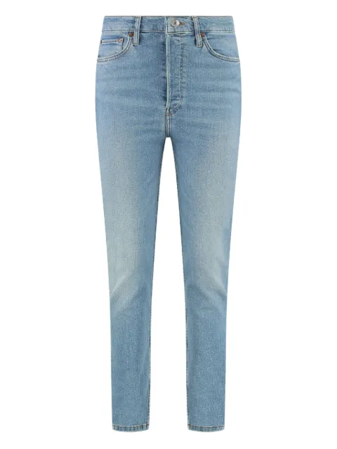 RE/DONE 90s logo-appliqué jeans