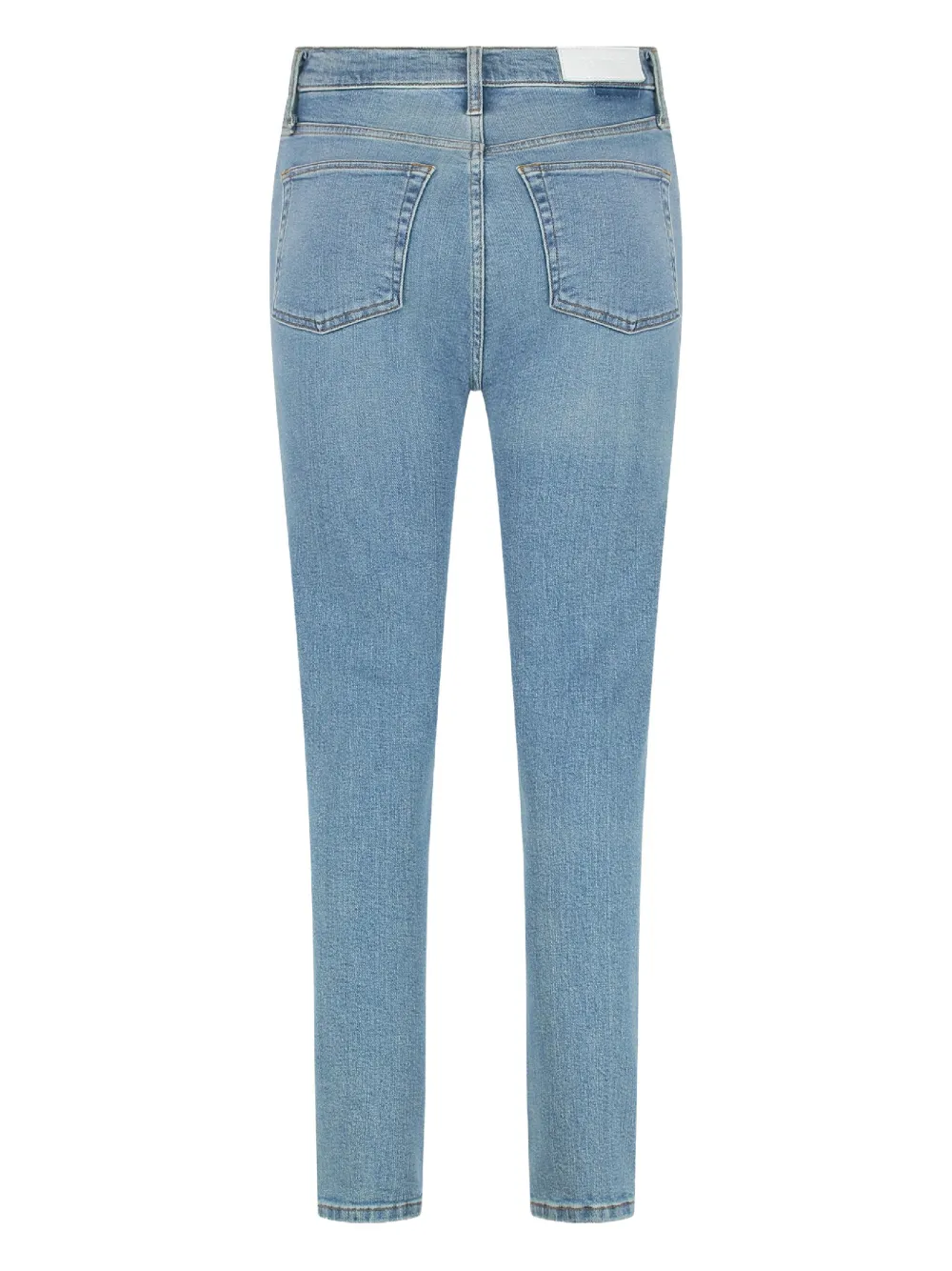 RE DONE 90s logo-appliqué jeans Blauw