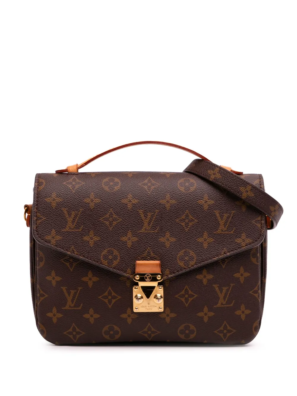 Louis Vuitton Pre-Owned 2020 モノグラム ポシェット メティス サッチェルバッグ - ブラウン Louis Vuitton Pre-Owned 2020 モノグラム ポシェット メティス サッチェルバッグ - ブラウン