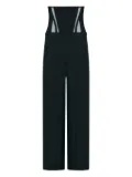 Mugler corset waist trousers - Black