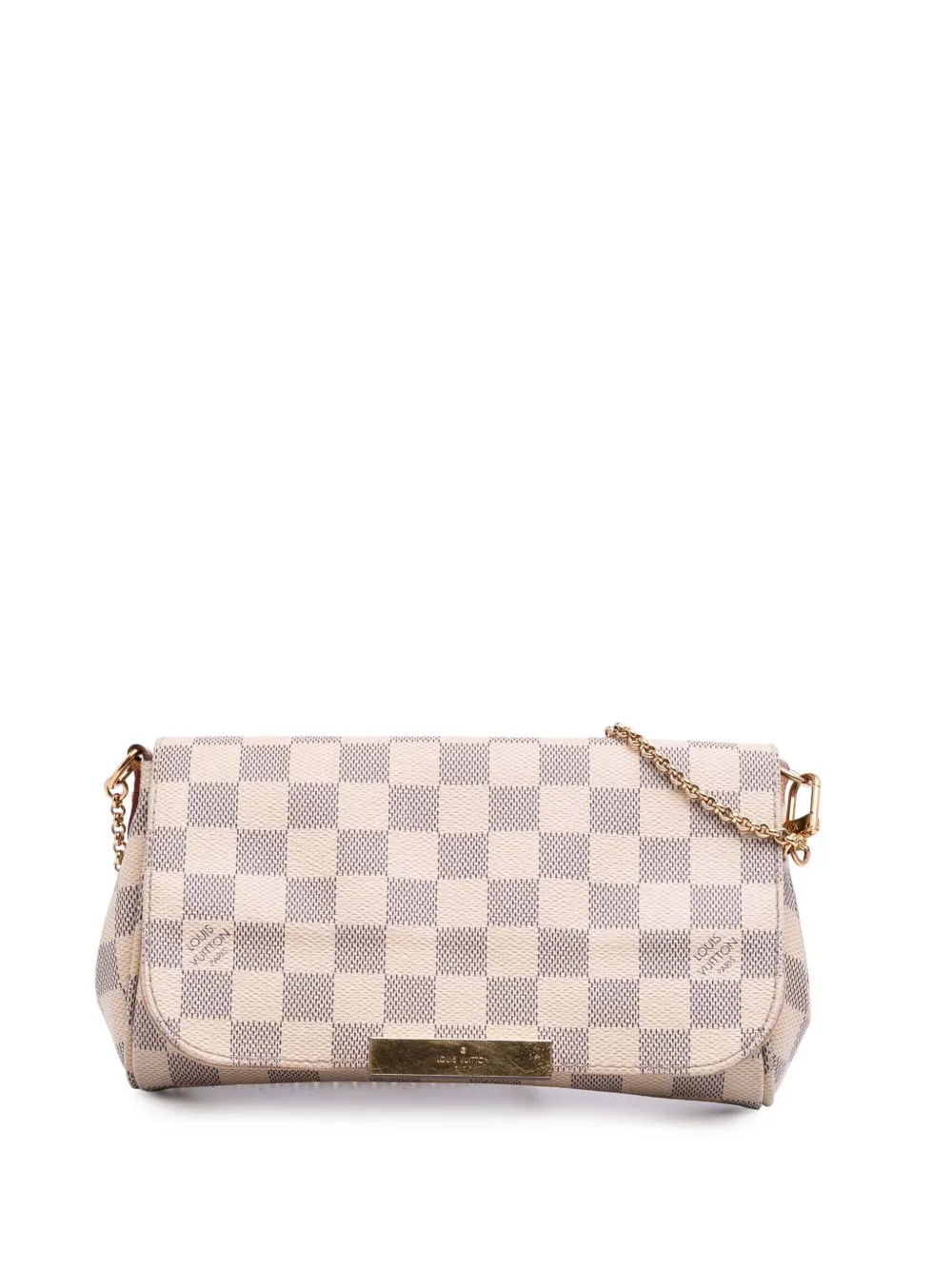 Louis Vuitton Pre-Owned 2016 ダミエ アズール フェイボリット PM サッチェルバッグ - ホワイト Louis Vuitton Pre-Owned 2016 ダミエ アズール フェイボリット PM サッチェルバッグ - ホワイト