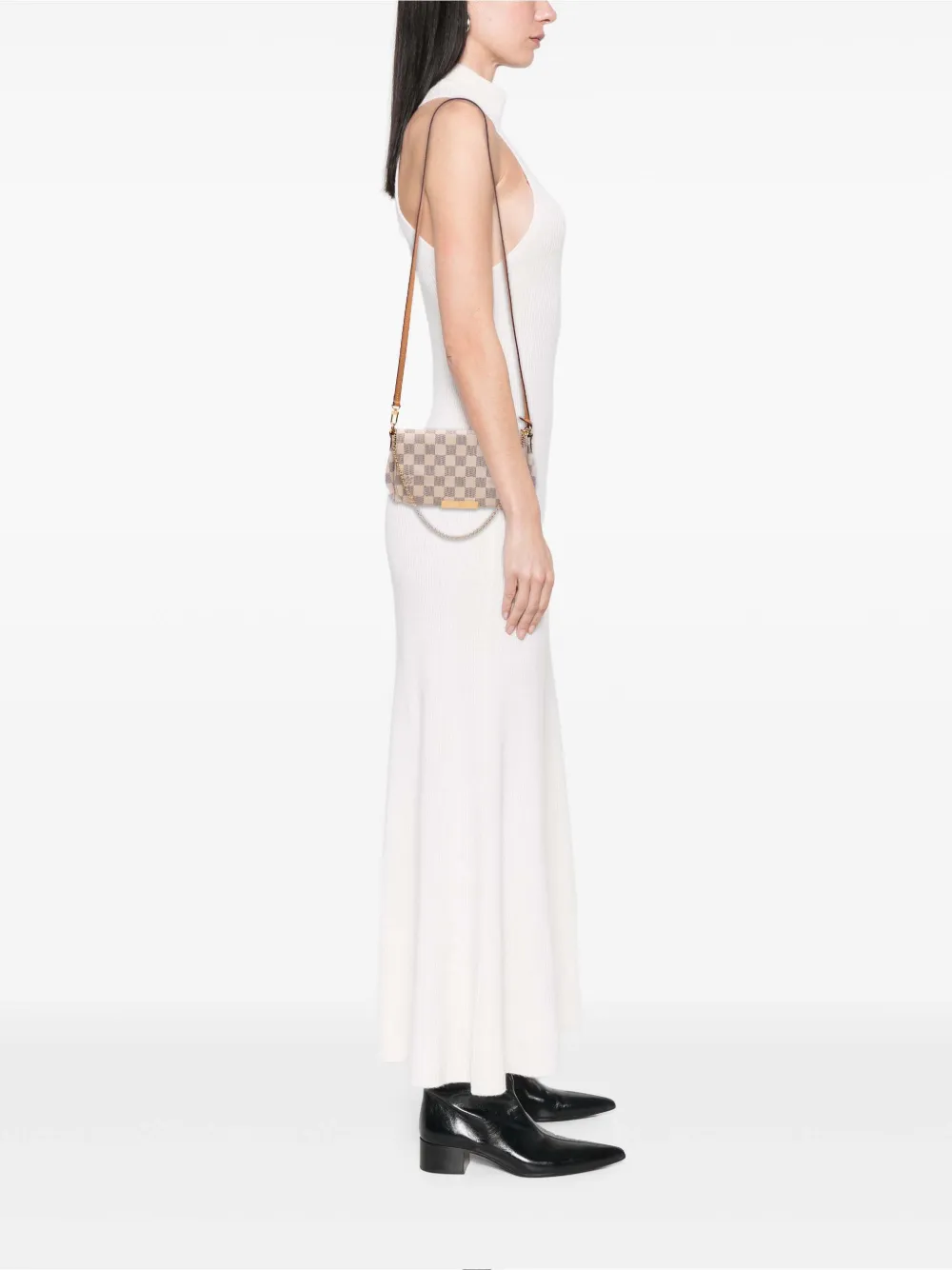 Louis Vuitton Pre-Owned 2016 Damier Azur Favorite PM satchel | Pre-Owned | Image 2