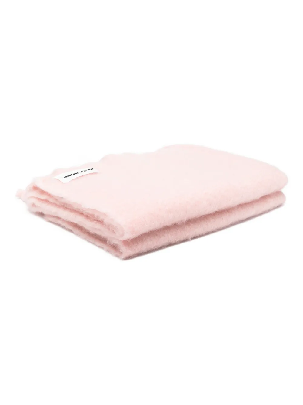 Jil Sander fringed blanket | Pink | Image 1
