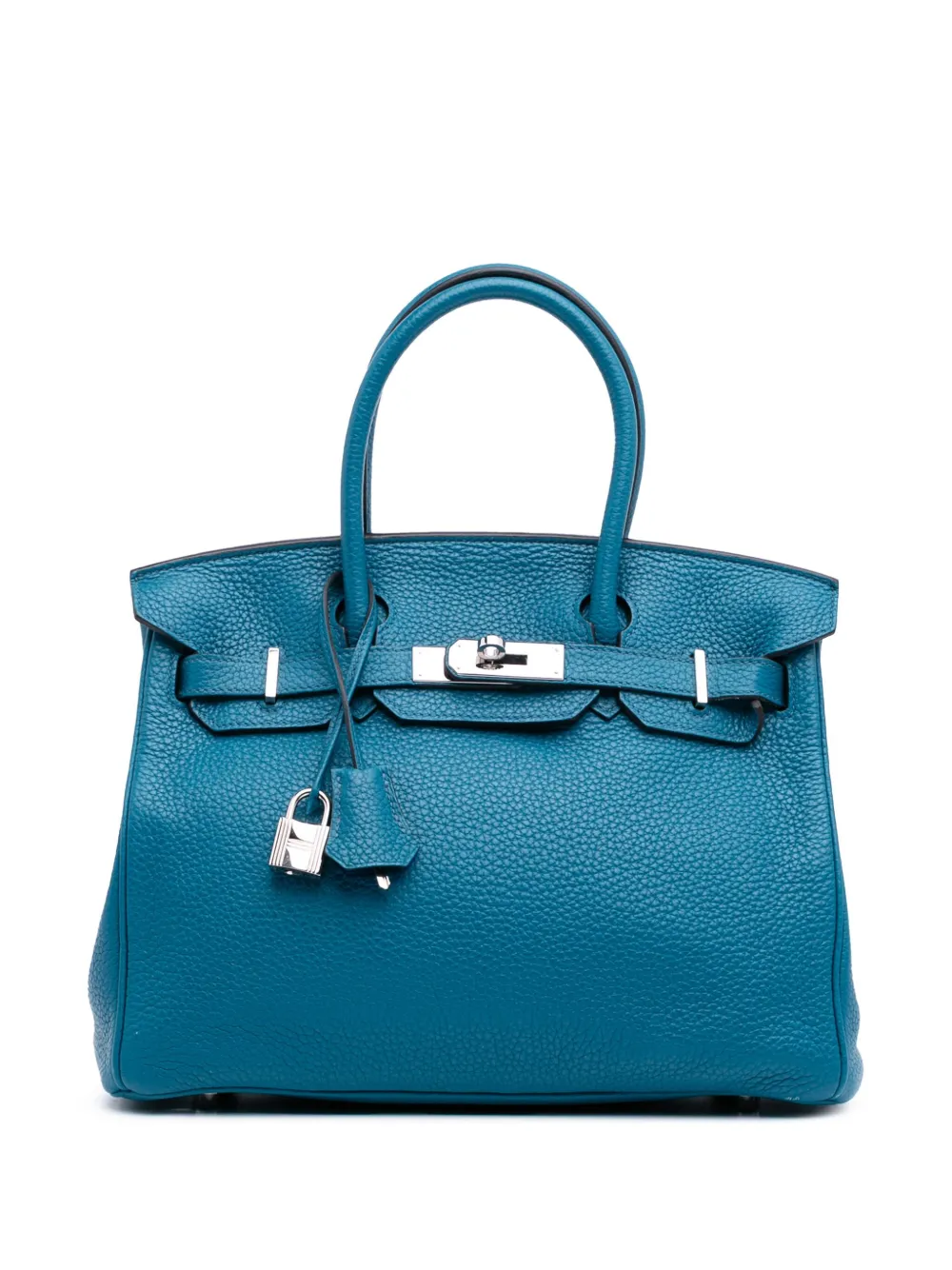 Hermès Pre-Owned 2013 Togo Birkin Retourne 30 handbag - ブルー Hermès Pre-Owned 2013 Togo Birkin Retourne 30 handbag - ブルー