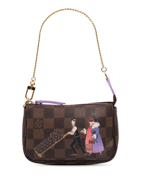 Louis Vuitton Pre-Owned 2011 Damier Ebene Illustre Mini Pochette Accessories handbag