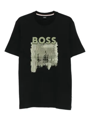BOSS グラフィック Tシャツ | ブラック | FARFETCH JP