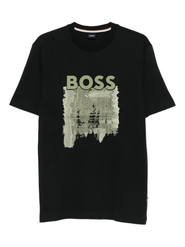 BOSS グラフィック Tシャツ | ブラック | FARFETCH JP