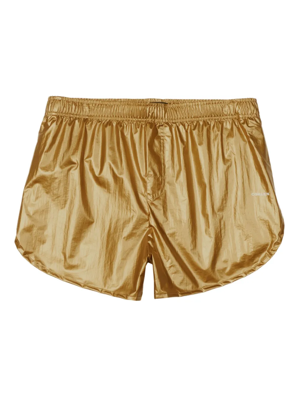 Osklen Carnaval II shorts met metallic-effect Goud