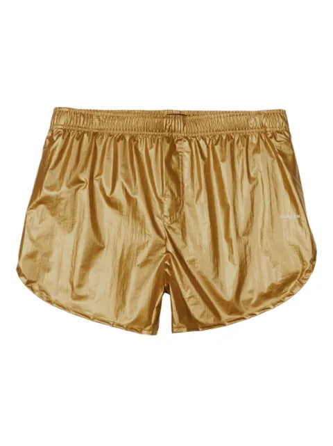 Osklen Carnaval II metallic-finish shorts