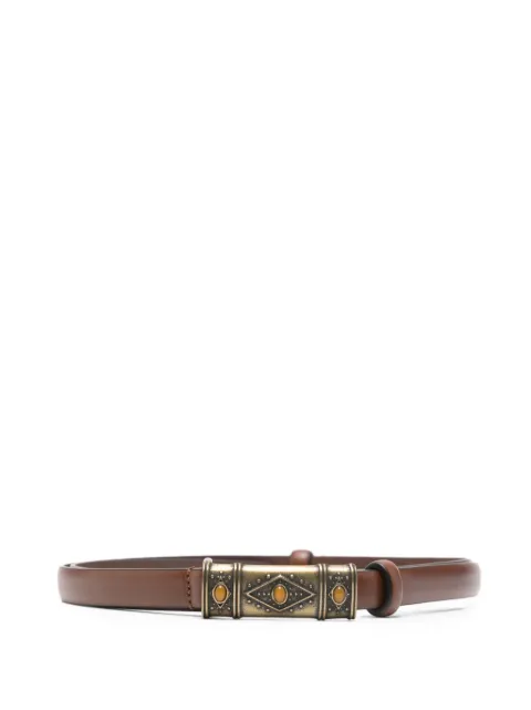 Ba&Sh leather rectangle-buckle belt