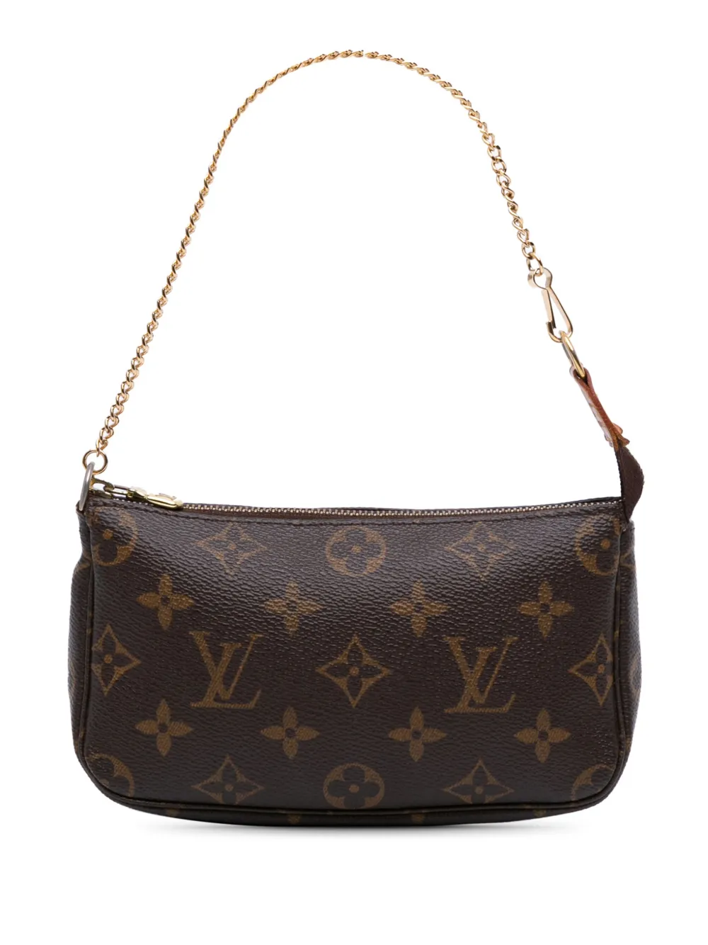 Louis Vuitton Pre-Owned 2003 モノグラム ミニポシェット アクセソワール ハンドバッグ - ブラウン Louis Vuitton Pre-Owned 2003 モノグラム ミニポシェット アクセソワール ハンドバッグ - ブラウン