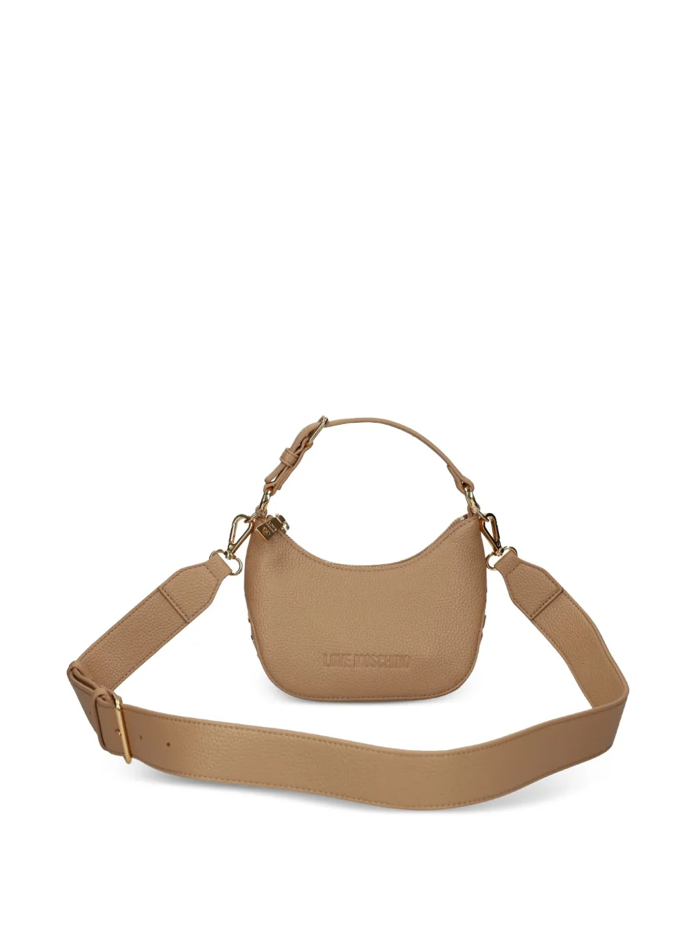 Love Moschino Schoudertas met logo Bruin